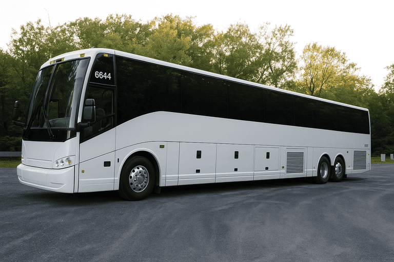 exterior of Lees Summit Coach Bus Service coach bus