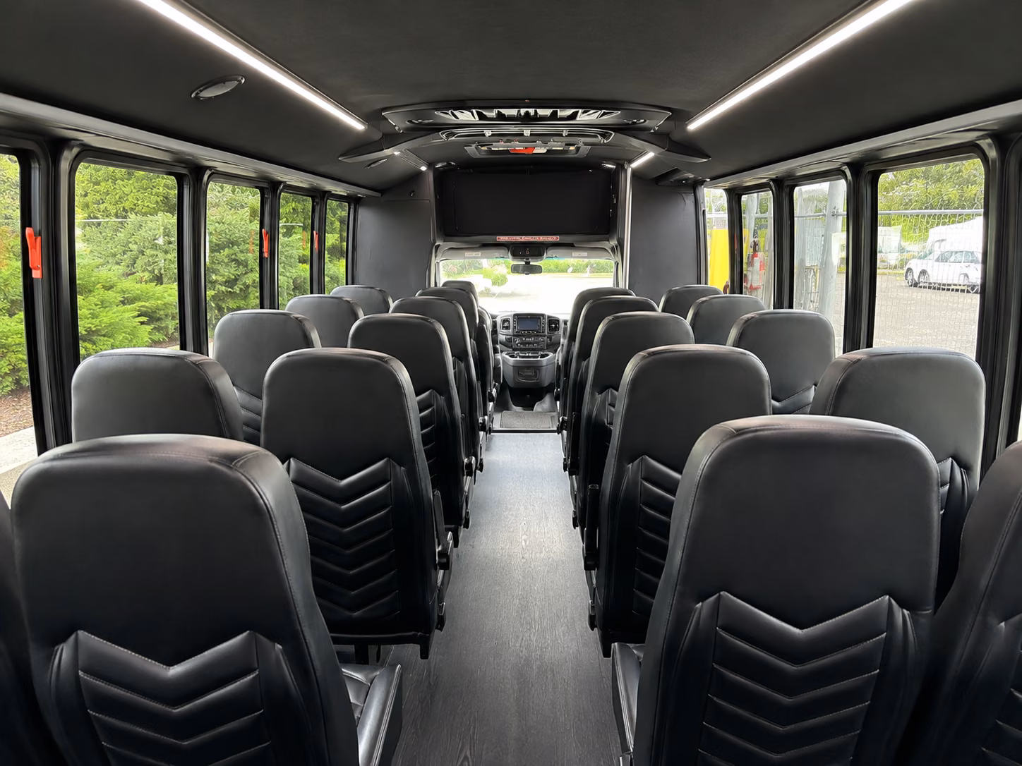 20 passenger minibus inside