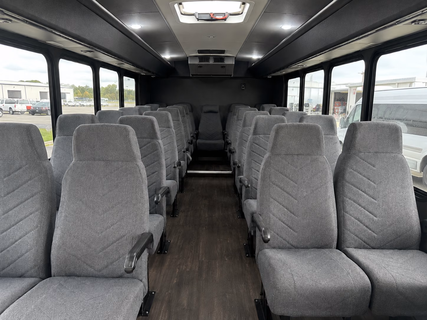 lees summit 15 passenger minibus inside