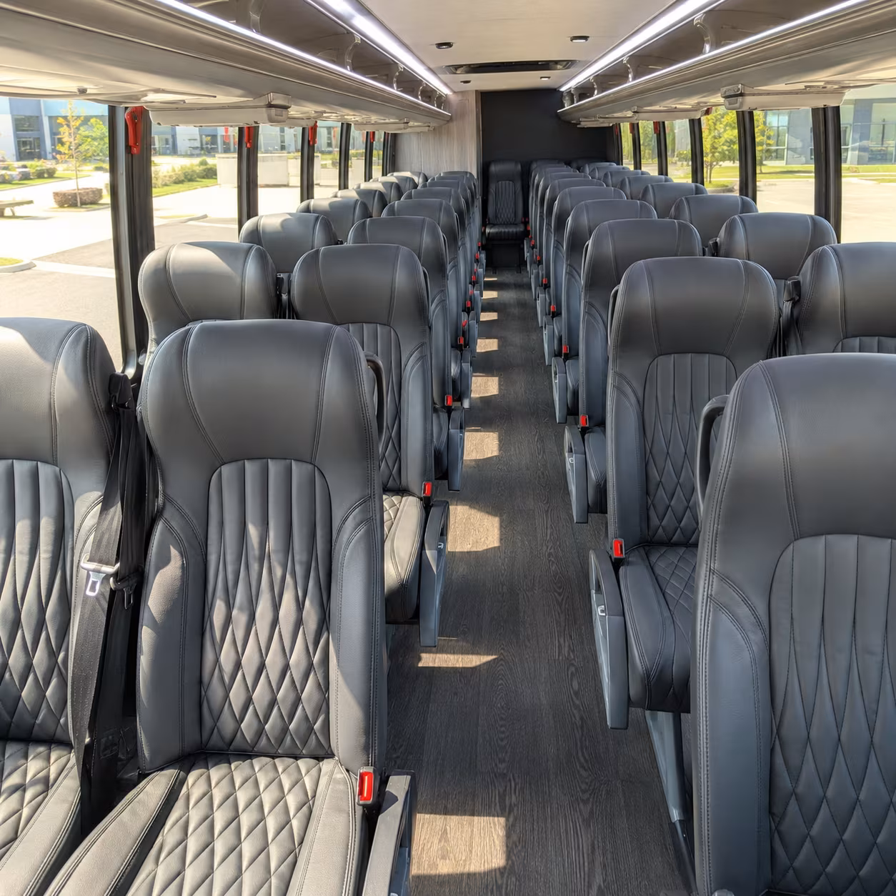 lees summit 30 passenger minibus interior
