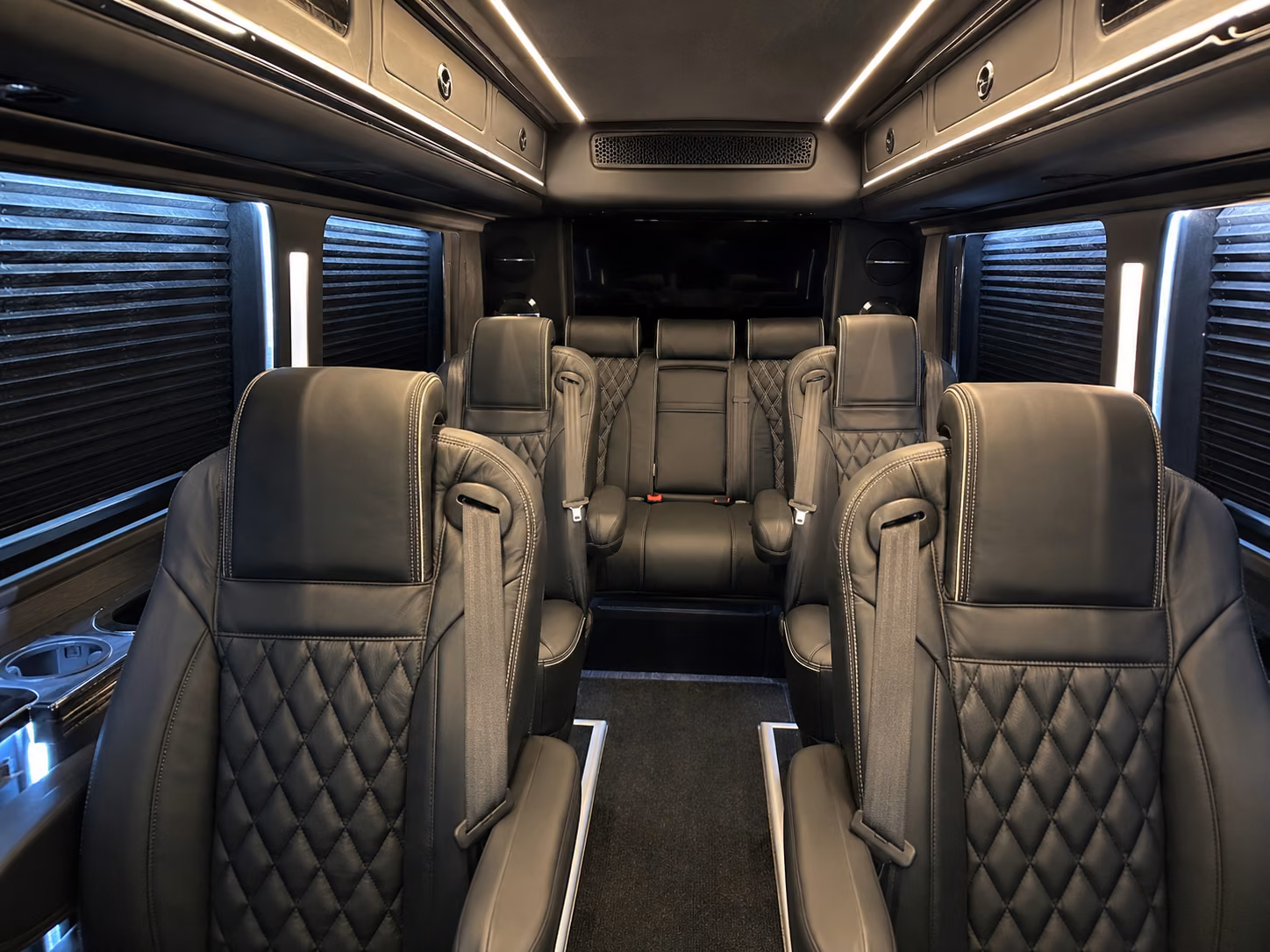lees summit sprinter van with driver interior
