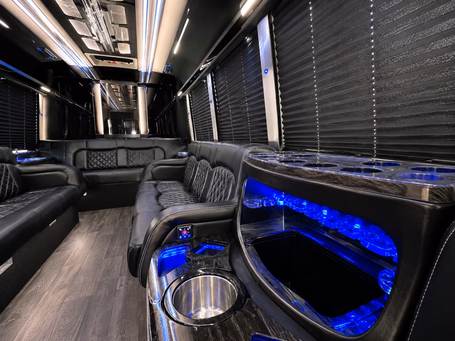 party buses for winery crawls along the rolling hills wine trail